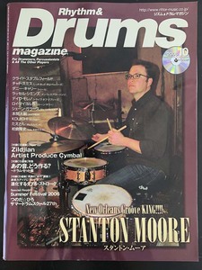 ★【CD付/未開封】リズム＆ドラム・マガジン 2006年10月号 スタントン・ムーア クライド・スタブルフィールド Zildjian あの音どう作る？