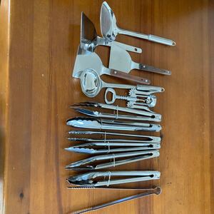 まとめキャンプ調理器具トングなど