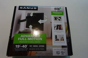 展示品　SANUS サナス VSF716-B2 テレビ壁掛け金具 フルモーションタイプ 19〜40型用 24V34 KJ-32W730E KJ-32W500E