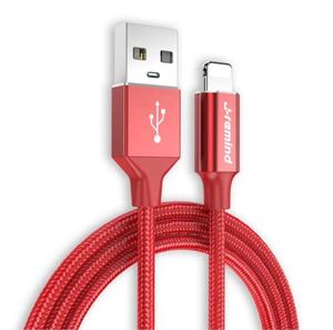 iPhone ケーブル 充電 2.5 レッド