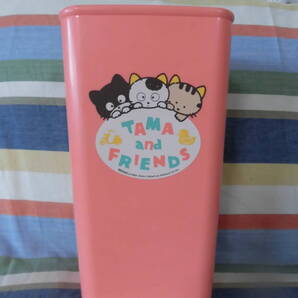 ●ごみ箱●タマ&フレンズ●ピンク色/ゴミ箱/うちのタマ知りませんか?/ダストボックス/昭和レトロファンシー/ねこ猫ネコ/三丁目のタマ