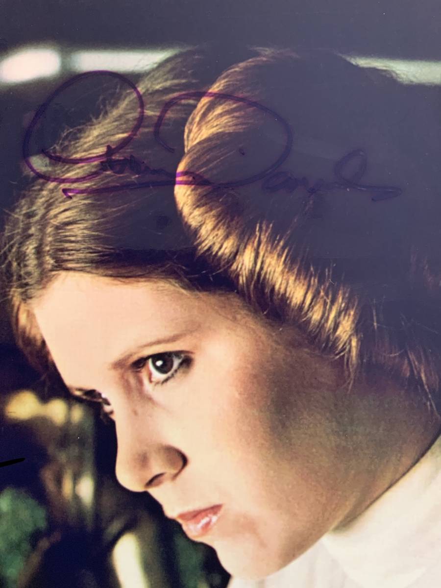 特価格安 スターウォーズ レイア姫役 キャリー・フィッシャー 直筆