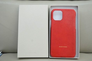 新品未使用 Hender Scheme エンダースキーマ iphone case 11 Pro 牛レザー ケース レッド 税込13,200円 送料無料