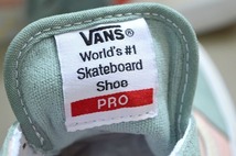 新品未使用 VANS バンズ OLD SKOOL PRO オールドスクール プロ Wachout ピーチ ブルー 税込み12,100円 送料無料 US9 27センチ_画像7