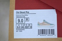 新品未使用 VANS バンズ OLD SKOOL PRO オールドスクール プロ Wachout ピーチ ブルー US9 27センチ 送料無料 税込み12,100円_画像10