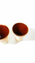 ブランカ　Kaguyahime 信楽焼　ペアカップ ビア　カップ　タンブラー　美品　陶器　（検索）　ビール　グラス　茶器　湯呑　お茶　コップ_画像6