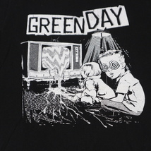 GREEN DAY グリーンデイ TV Wasteland Tシャツ S ブラック ロゴ American Idiot dookie バンド ロック_画像2