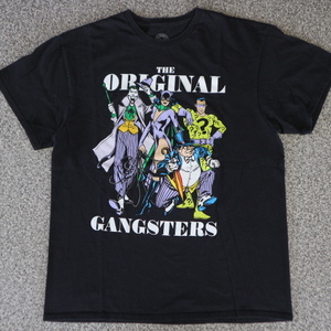 DCコミックス The Original Gangsters Tシャツ L ブラック BATMAN バットマン ジョーカー アメコミ キャットウーマン 映画 キャラクター