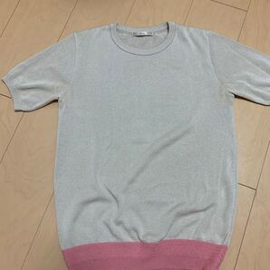 Praia サマーニット 半袖 Tシャツ バイカラー