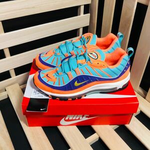 NIKE AIR MAX 98 QS CONE VIBRANT