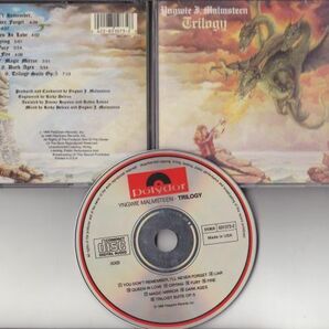 【輸入盤】Yngwie J. Malmsteen Trilogy US盤 1st CD 1986 831 073-2 Y-1の画像2