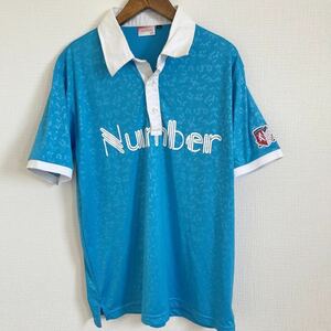 NUMBER ナンバー スポーツウエア 半袖 Tシャツ ポロシャツ Lサイズ ポリエステル