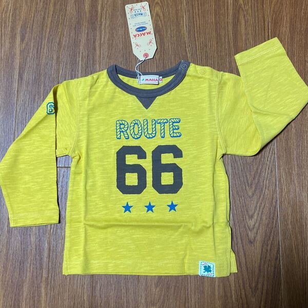 SALE ロンT祭り 新品 マッカ 長袖Tシャツ 90