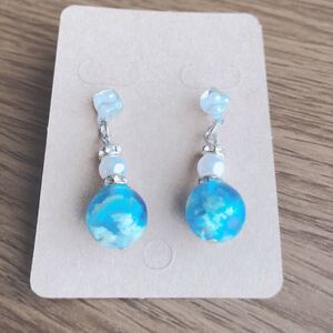 空レジン ピアスハンドメイド