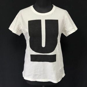 送料込★日本製★アンダーカバー★ビッグUロゴプリントTシャツ【XS/白】MADストア限定/バックプリント/綿100％◆BA620L