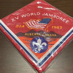 ボーイスカウト ネッカチーフ 第15回 世界ジャンボリー USA contingent アメリカ 派遣団 BSA 1983年