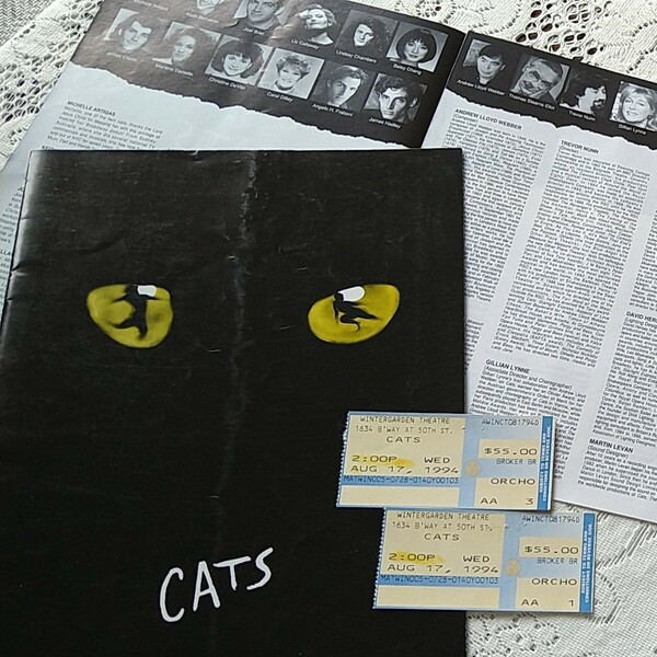 CATS ブロードウェイミュージカルパンフ 1994年