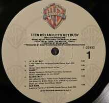 極美盤 Teen Dream Let's Get Busy /1987 US/Warner Bros. 25493-1_画像4