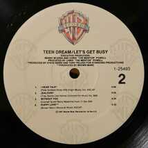 極美盤 Teen Dream Let's Get Busy /1987 US/Warner Bros. 25493-1_画像5