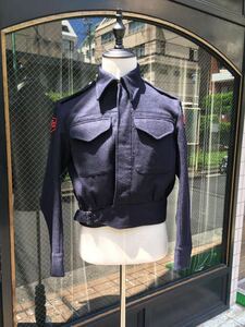イギリス古着イギリス軍1952s blouse men's AFS ジャケット　Fireman jacket ファイヤーマンジャケット　ウールショートジャケットMV809