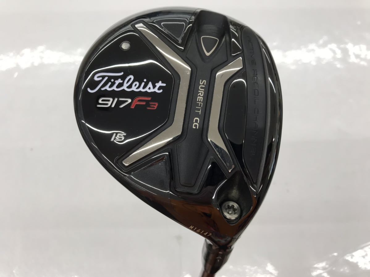 即決価格】【FW】タイトリスト/917F 3/15度3W/SPD569 EVO 4/FLEX S