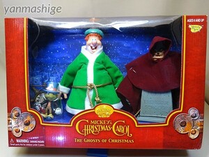 新品1983年版 ミッキーのクリスマスキャロル 精霊3体BOXセット ウィリー ピート ジミニー THE GHOST OF CHRISTMAS