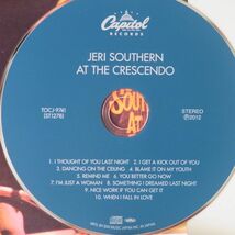 即決【紙ジャケ 廃盤 レア 日本初CD化】ジュリ・サザーン・アット・ザ・クレッセンド　JERI SOUTHERN AT THE CRESCENDO_画像6