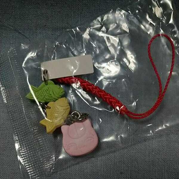 ★ガチャ【夏目友人帳】ニャンコ先生砂糖菓子根付「ニャンコ先生らくがん(鯛焼き)」