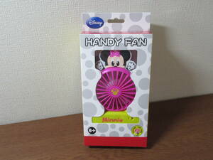 【即決!!】ディズニー ダイカット扇風機 ハンディ―ファン ミニーマウス 新品未開封非売品