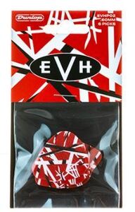 [ новый товар ]Jim Dunlop( Jim Dunlop ) / EVH MAX-GRIP PICKS( Max рукоятка )0.60mm EVHP02 6 шт. комплект 