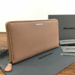 ☆送料無料☆ 未使用品 BALENCIAGA ジップラウンドファスナーウォレット 565991 箱付き バレンシアガ 1