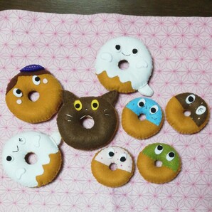 フェルトままごと ハロウィンドーナツ