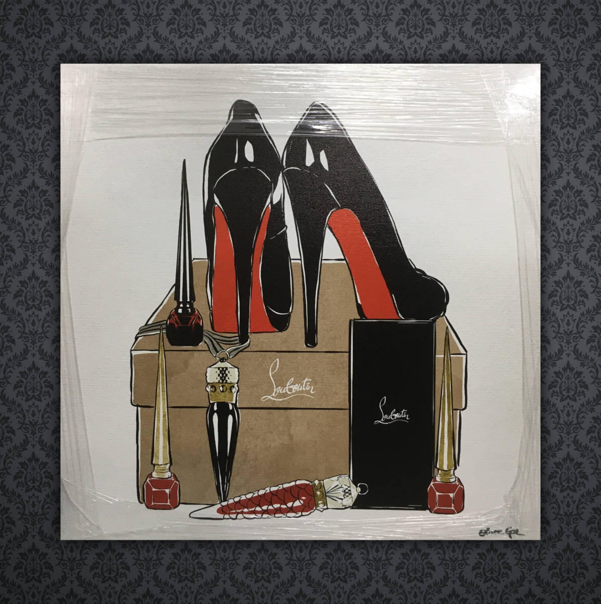 ☆Oliver Gal~ Campus Art [Louboutin] Siebdruck, Luxusmalerei, Ladendekoration, Innenkunst, Einweihungsparty, Kunstwerk, Malerei, Andere