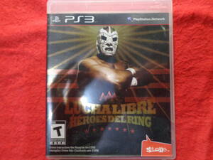 ★即決★ディスク綺麗に見えます★ LUCHALIBRE HEROES　DELRING　 PS3　ソフト　198　ルチャラブレ　ヒーローズ　AAA　デリング　レタ+