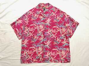希少 オリジナル 90s パタロハ ビンテージ L patagonia パタゴニア Pataloha vintage ピトン 極楽鳥花 レーヨン