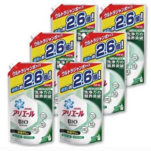 アリエール バイオサイエンス 部屋干し 詰め替え 約2.6倍(1800g)×3袋