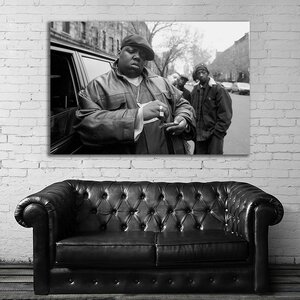 ノトーリアス ビッグ Notorious BIG 特大 ポスター 150x100cm 海外 ヒップホップ ラッパー アート インテリア グッズ 写真 雑貨 ビギー 12