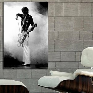 レッド・ツェッペリン Led Zeppelin 特大 ポスター 150x100cm 海外 ロック アート グッズ 写真 雑貨 フォト ジミー・ペイジ ゼッペリン 6