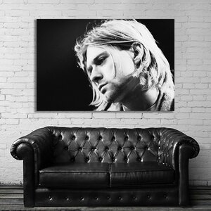 カート・コバーン ニルヴァーナ 特大 ポスター 150x100cm 海外 ロック アート インテリア グッズ 写真 雑貨 絵 ニルバーナ Kurt Cobain 12