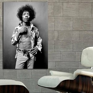 ジミ・ヘンドリックス Jimi Hendrix 特大 ポスター 150x100cm 海外 ギタリスト アート インテリア グッズ 写真 雑貨 フォト 大 ジミヘン 1