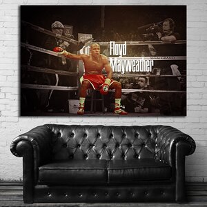 フロイド・メイウェザー・ジュニア Mayweather Jr 特大 ポスター 150x100cm 海外 ボクサー ボクシング インテリア グッズ 雑貨 写真 大 1