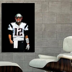 Patriots ペイトリオッツ 特大 ポスター 150x100cm トム・ブレイディ NFL 海外 グッズ アメフト スーパーボウル 雑貨 絵 写真 大 13