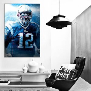 Patriots ペイトリオッツ 特大 ポスター 150x100cm トム・ブレイディ NFL 海外 グッズ アメフト スーパーボウル 雑貨 絵 写真 大 14