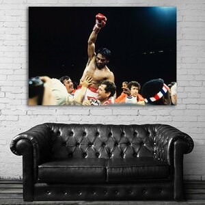 ロベルト・デュラン Roberto Duran 特大 ポスター 150x100cm 海外 ボクサー ボクシング アート インテリア グッズ 雑貨 写真 大 1