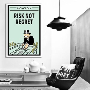 Monopoly Motivation モノポリー 英字 特大 ポスター 150x100cm 海外 英語 ストリート アート インテリア グッズ 雑貨 絵 大 おしゃれ 37