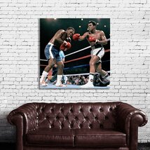 モハメド・アリ Muhammad Ali 特大 ポスター 100x100cm 海外 ボクサー ボクシング アート インテリア グッズ 雑貨 絵 写真 大 1_画像2