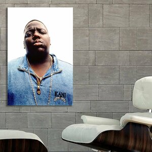 ノトーリアス ビッグ Notorious BIG 特大 ポスター 150x100cm 海外 ヒップホップ ラッパー アート インテリア グッズ 写真 雑貨 ビギー 18