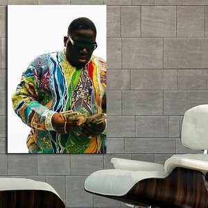 ノトーリアス ビッグ Notorious BIG 特大 ポスター 150x100cm 海外 ヒップホップ ラッパー アート インテリア グッズ 写真 雑貨 ビギー 3