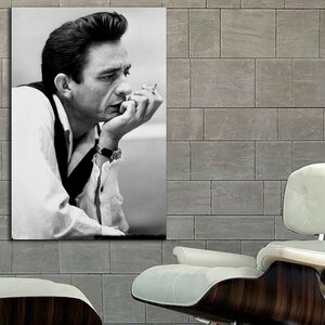 ジョニー・キャッシュ Johnny Cash 特大 ポスター 150x100cm 海外 ロック アート インテリア グッズ 写真 雑貨 絵 フォト 大 おしゃれ 7