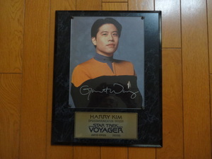  Star Trek voija- Harry * Kim (Harry S.L. Kim) Star Trek Voyager Garrett *won автограф sa приборная панель ru